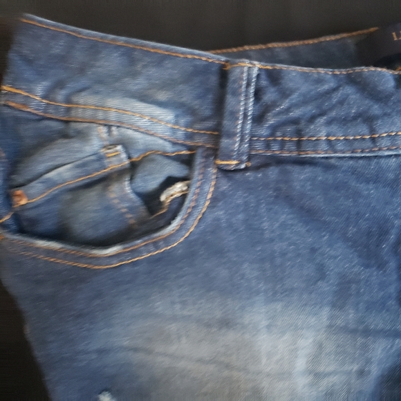2 pairs of denim shorts, liquid and lucky brand - fits size 14 - Picture 7 of 16